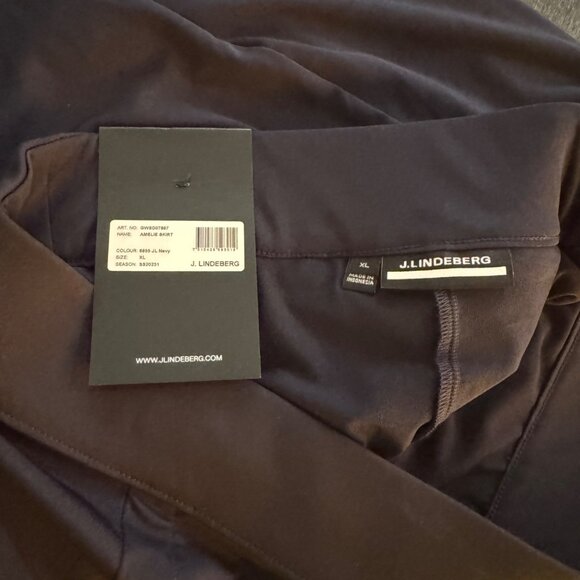 J. Lindeberg Amelie Skirt Navy Golf Skort, Size XL NWT - Picture 5 of 5